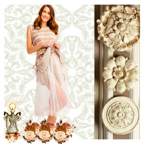 Easel Femme Ballet Inspired Sheer Slip in Bashful Pink - Picture 4 of 4